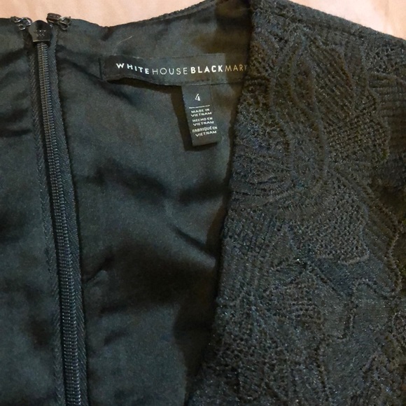 White House Black Market Lace Fit and Flare Dress - Picture 6 of 9